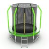 Фото 2 - EVO Jump Cosmo 6ft (Green) Батут с внутренней сеткой и лестницей, диаметр 6ft (зеленый).