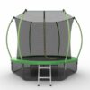 Фото 2 - EVO JUMP Internal 8ft (Green) + Lower net. Батут с внутренней сеткой и лестницей, диаметр 8ft (зеленый) + нижняя сеть.