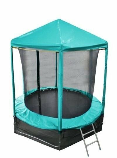 Фото 9 - Батут Optifit Like 8ft с крышей.