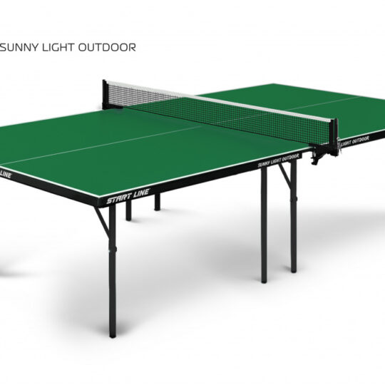 Фото 7 - Теннисный стол всепогодный START LINE Sunny Light Outdoor green.