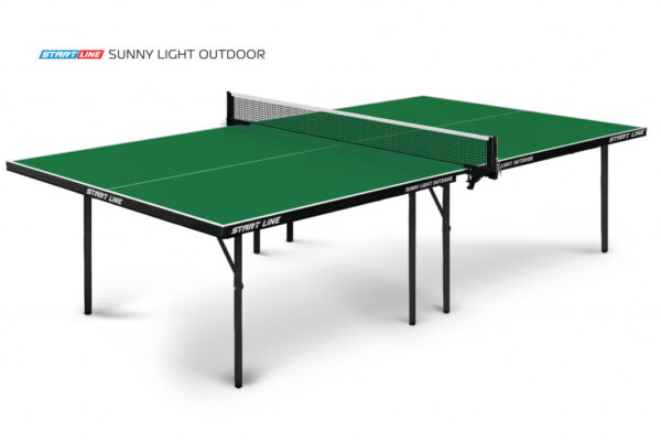 Фото 1 - Теннисный стол всепогодный START LINE Sunny Light Outdoor green.